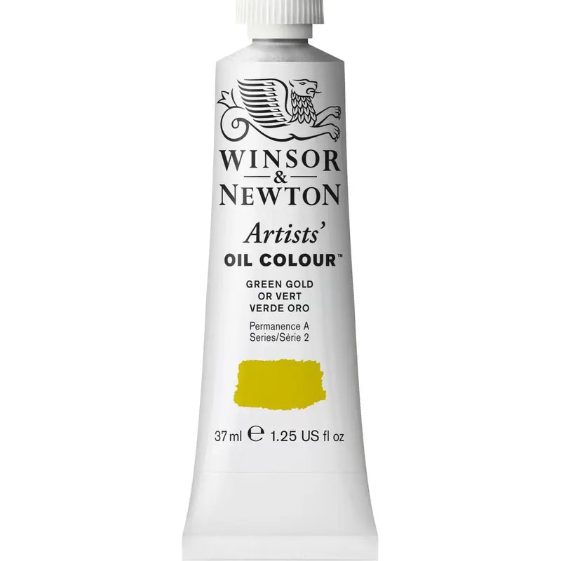 Artists' Oil Colour 37ml Tube, Green Gold