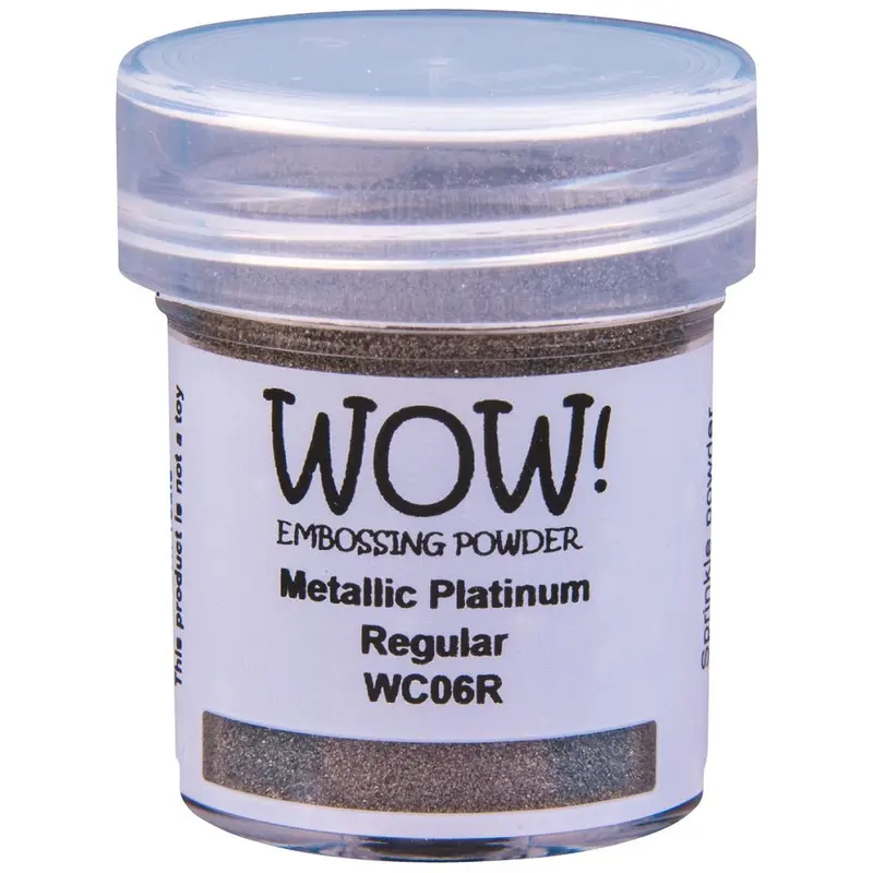 WOW! Metallic Embossing Powder, Regular - Platinum