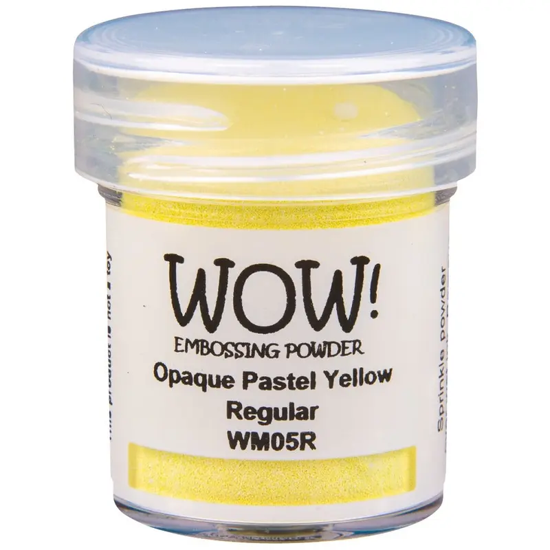 WOW! Opaque Pastel Embossing Powder, Regular - Yellow