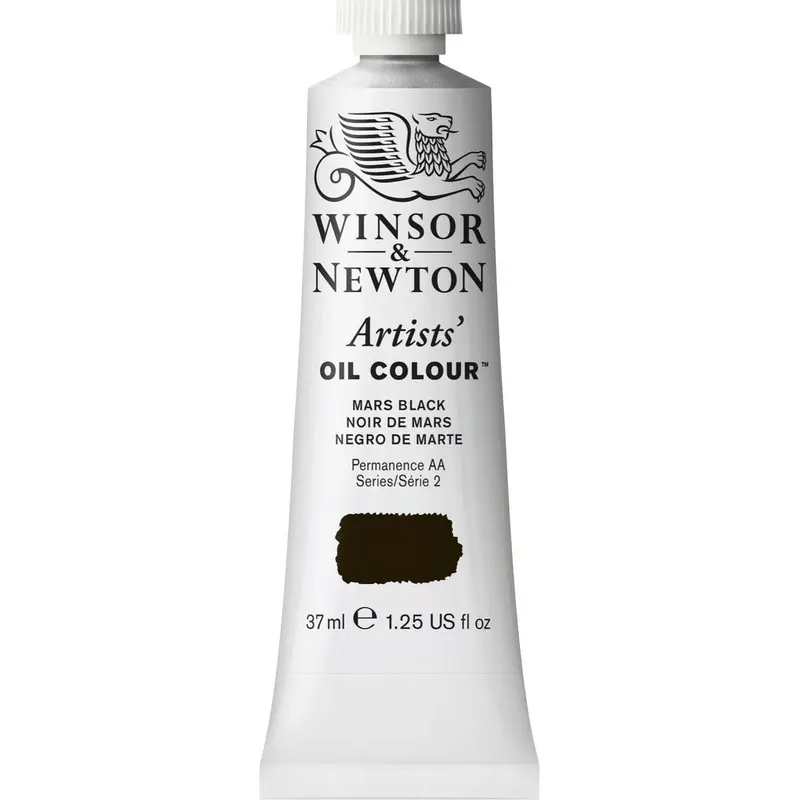 Artists' Oil Colour 37ml Tube, Mars Black
