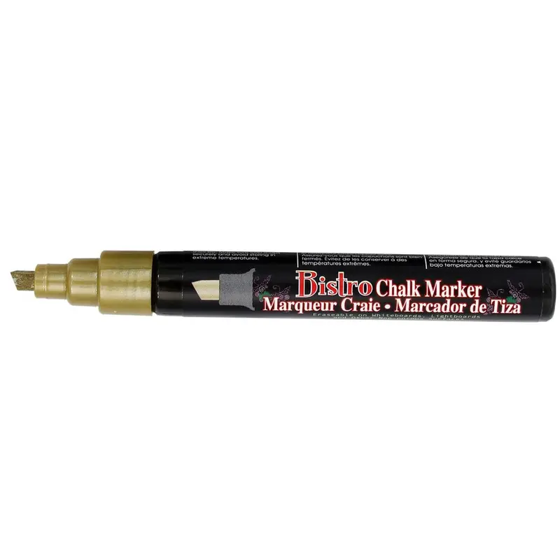 Bistro Chalk Marker, Chisel - Metallic Gold