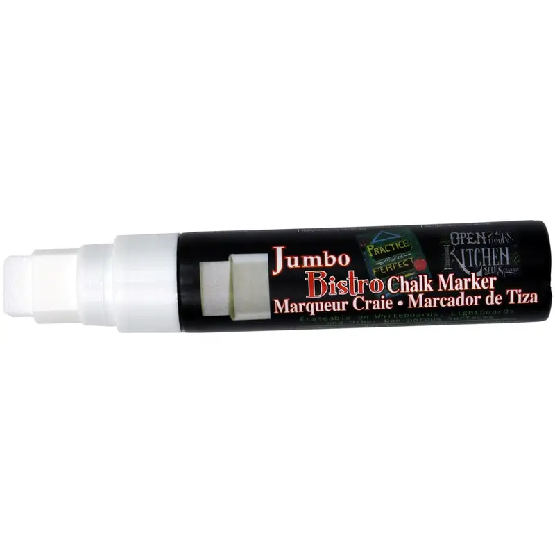 Bistro Chalk Marker, Jumbo - White