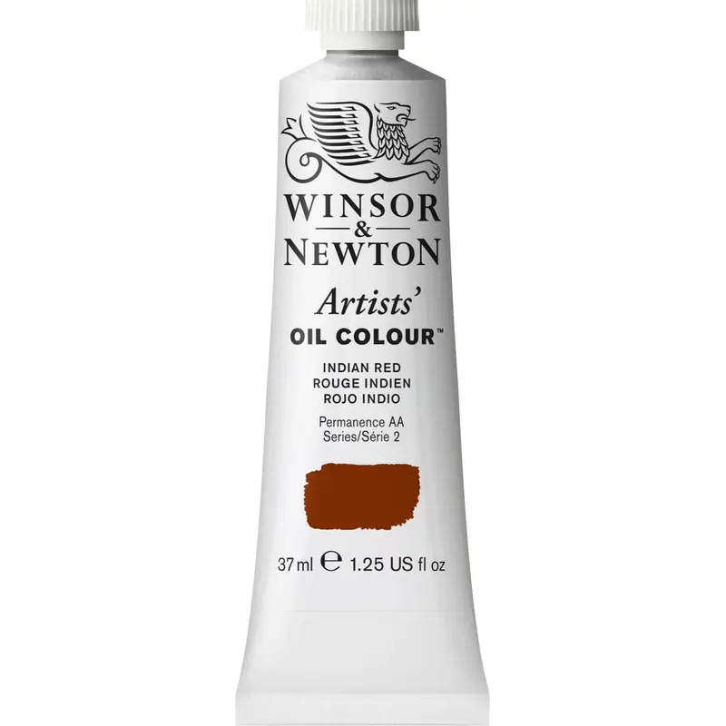 Artists' Oil Colour 37ml Tube, Indian Red