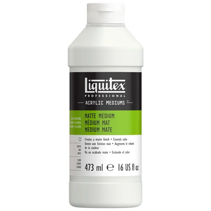 Professional Matte Medium, 473ml (16oz)