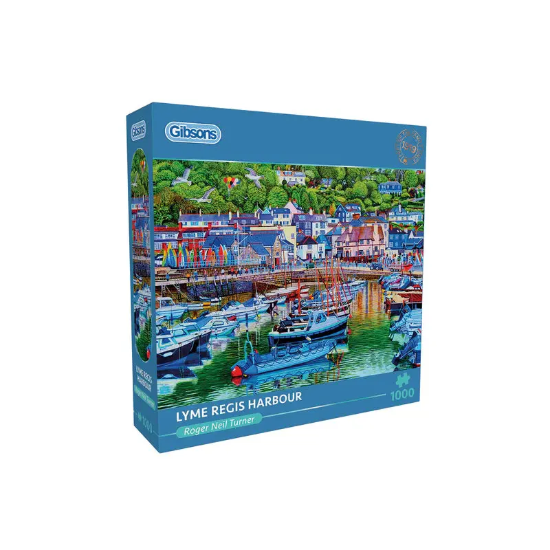 Lyme Regis Harbour 1000 Piece Jigsaw Puzzle