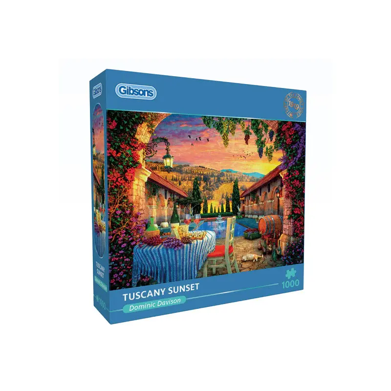 Tuscany Sunset 1000 Piece Jigsaw Puzzle