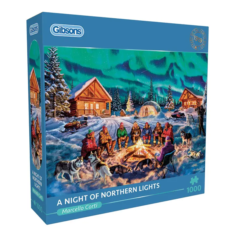 A Night of Northern Lights 1000 Piece Jigsaw Puzzle