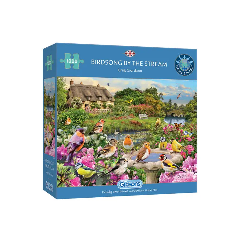 Birdsong by the Stream 1000 Piece Jigsaw Puzzle