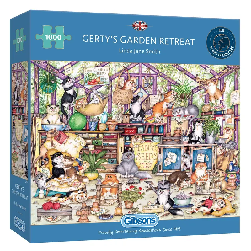 Gertys Garden Retreat 1000 Piece Jigsaw Puzzle