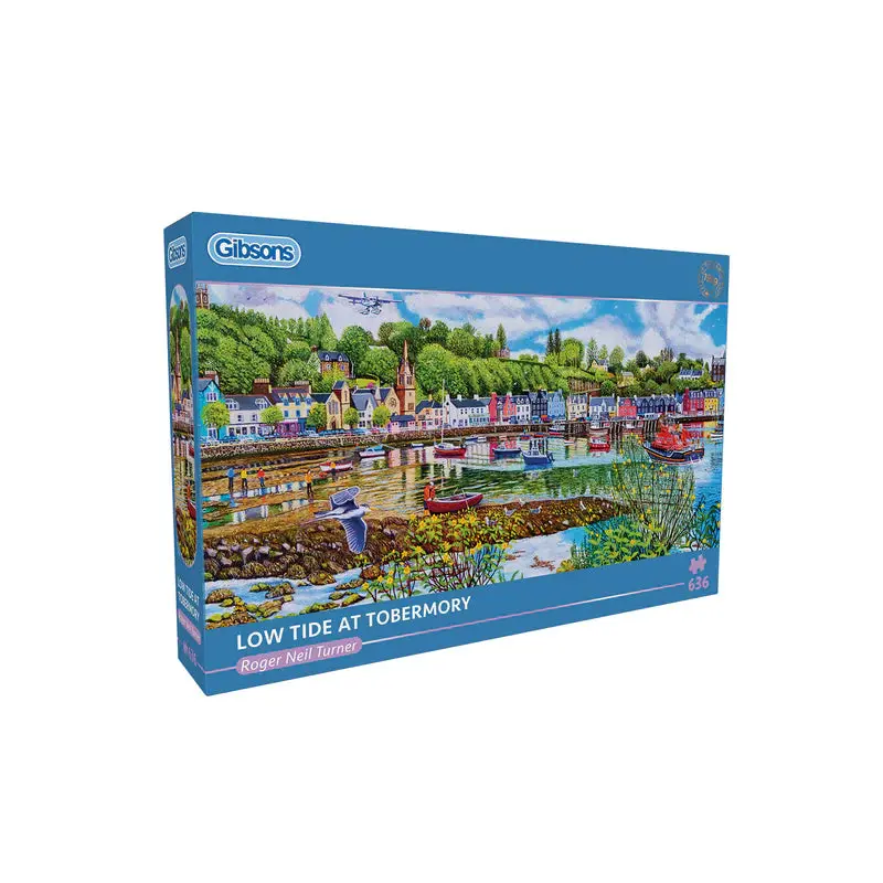 Low Tide at Tobermory 636 Piece Panoramic Jigsaw Puzzle