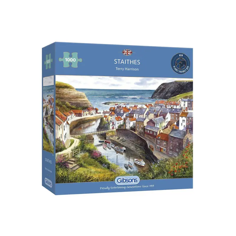 Staithes 1000 Piece Jigsaw Puzzle
