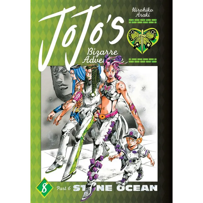 JOJO'S BIZARRE ADVENTURE PART 6 STONE OCEAN VOL 8 HC