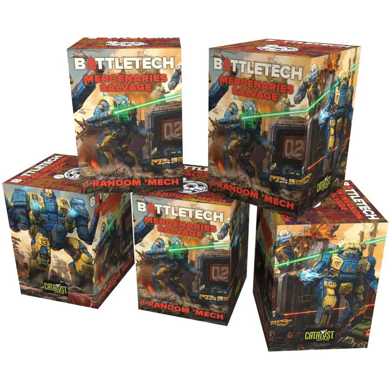 BATTLETECH SALVAGE BOX MERCENARIES
