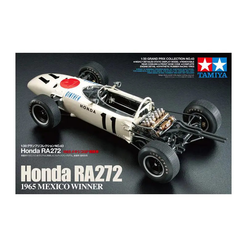 1/20 Honda RA272 1965 MEXICO WINNER