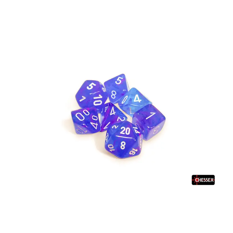 NEBULA 7-DIE SET AURA/WHITE LUMINARY