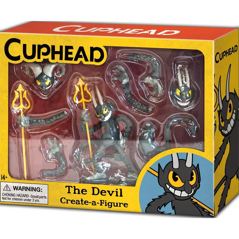 CUPHEAD CREATE-A-FIGURE COLLECTIBLES THE DEVIL