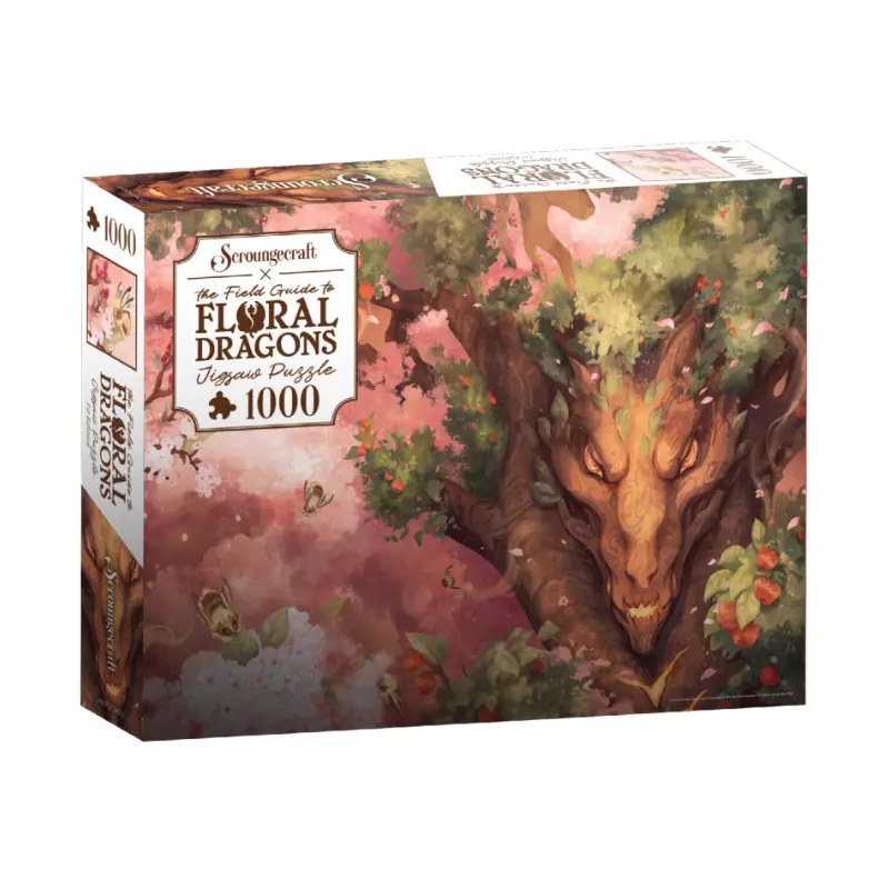 THE FIELD GUIDE TO FLORAL DRAGONS PUZZLE (COVER)