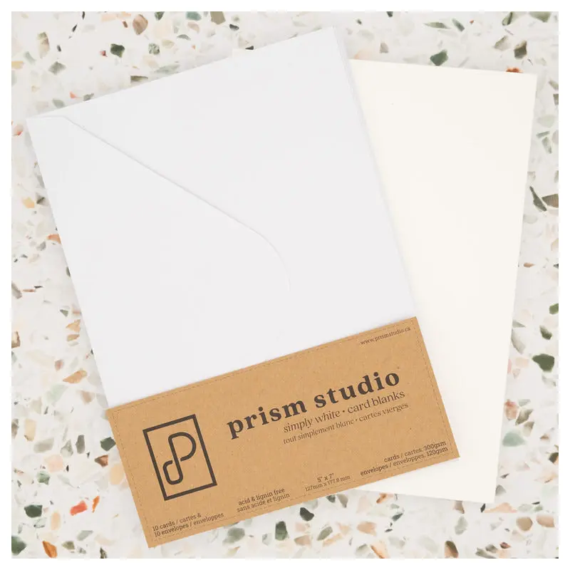 Card Blanks & Envelopes, 5" X 7"
