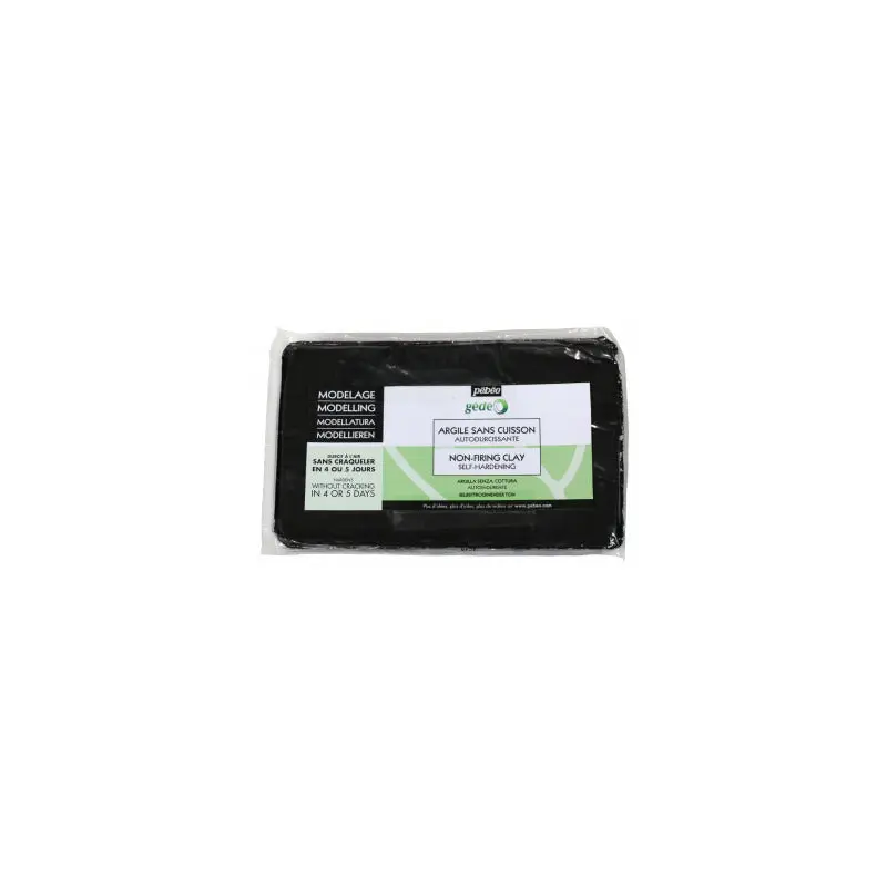 Gedeo Non-Firing Clay, 1.5kg - Black