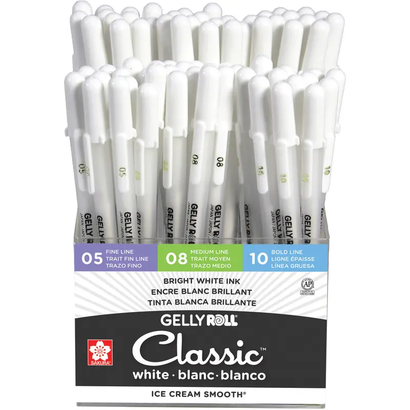 Gelly Roll Classic Pens - (05/08/10) White