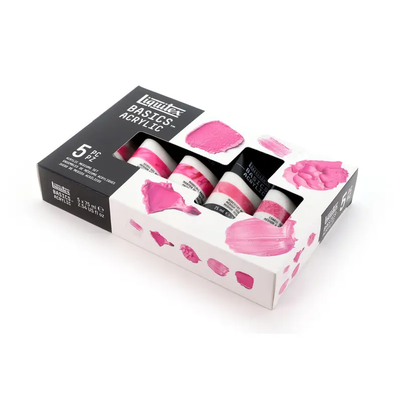 Basics Acrylic Mediums Set, 5 x 75ml