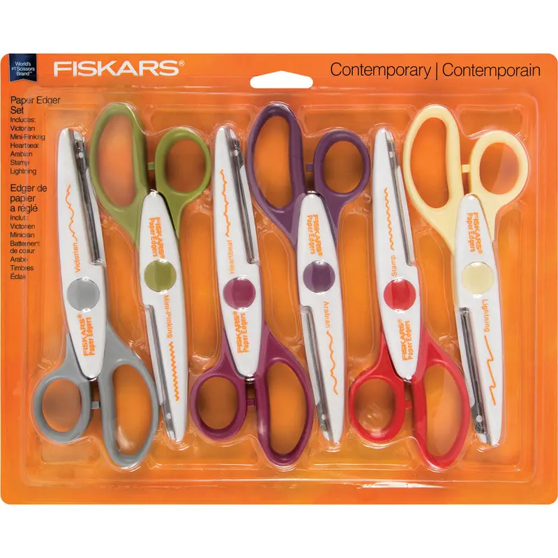 Paper Edger, Contemporary Set (6 pack)