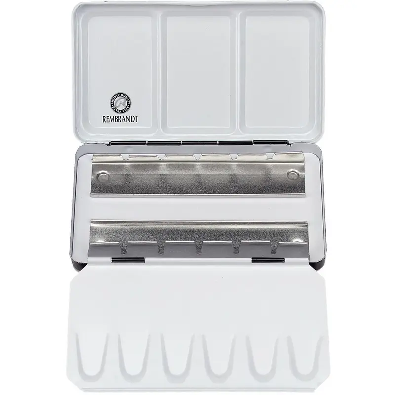 Rembrandt Prof. Watercolor Metal Tin, Empty (For 12 Pans)