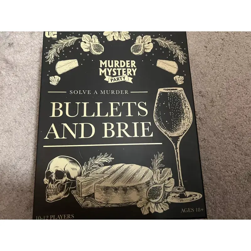 Murder Mystery Party: Bullets and Brie