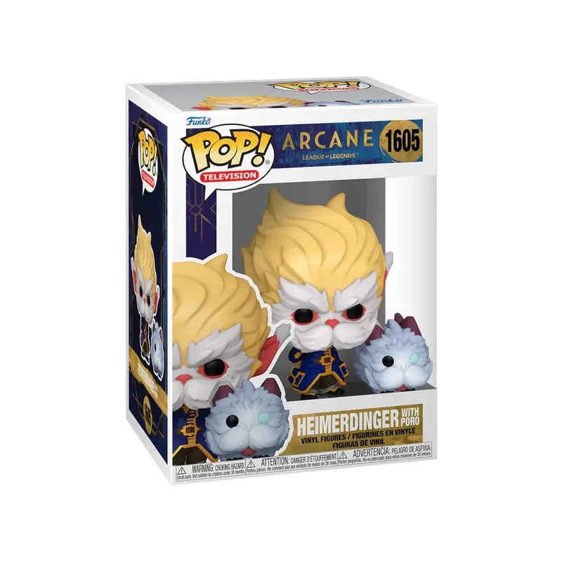Funko POP TELEVISION - Arcane: League Of Legends Heimerdinger with Poro #1605