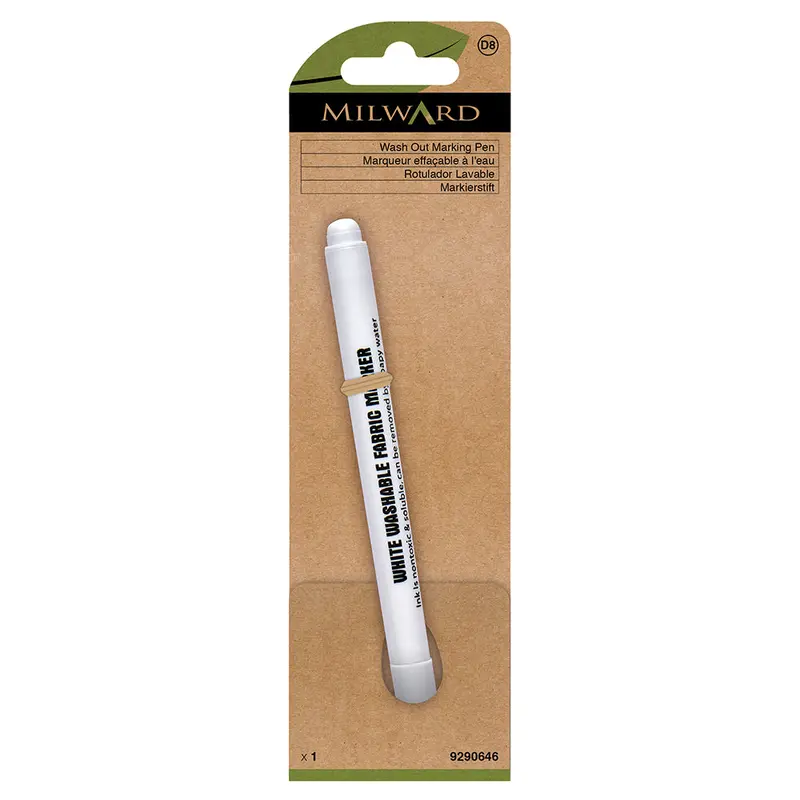 MILWARD GREEN Washable Pen White