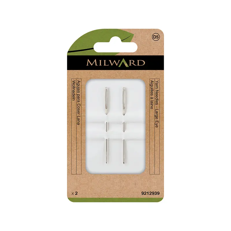 MILWARD GREEN Wool Needle Metal 2 Pcs