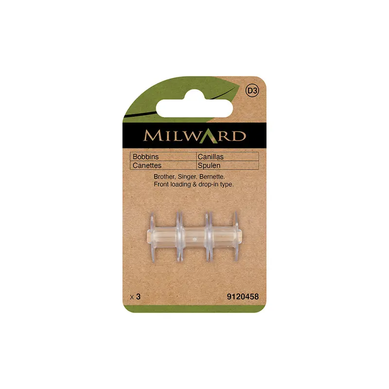 MILWARD GREEN Bobbin Brother/3 Pcs