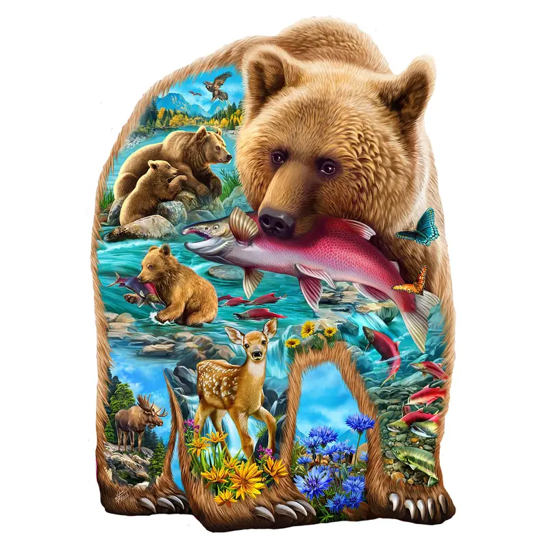 A Bear in the Woods 1000PC