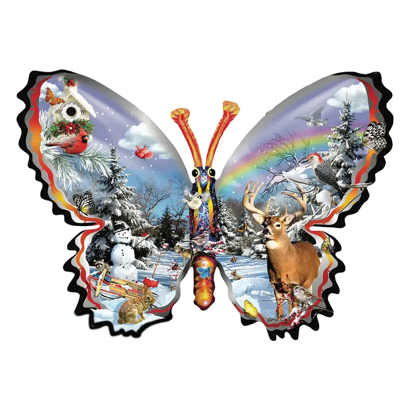 Winter Butterfly SHAPE 1000PC