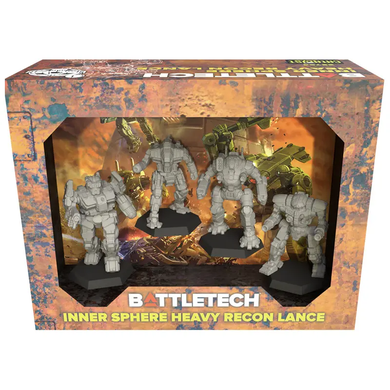 BATTLETECH INNER SPHERE HEAVY RECON LANCE FORCEPACK