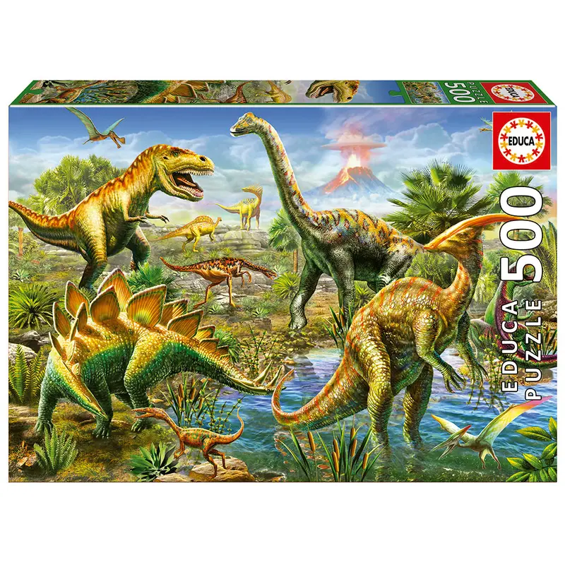 500 pieces puzzle - Jurassic Playground