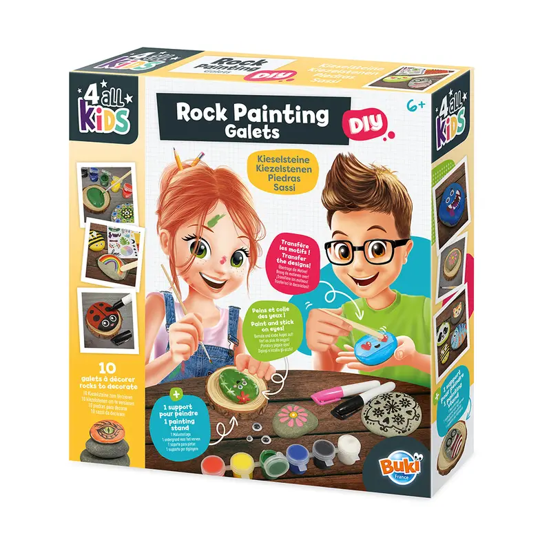 Buki France 4 all Kids - Rock Painting