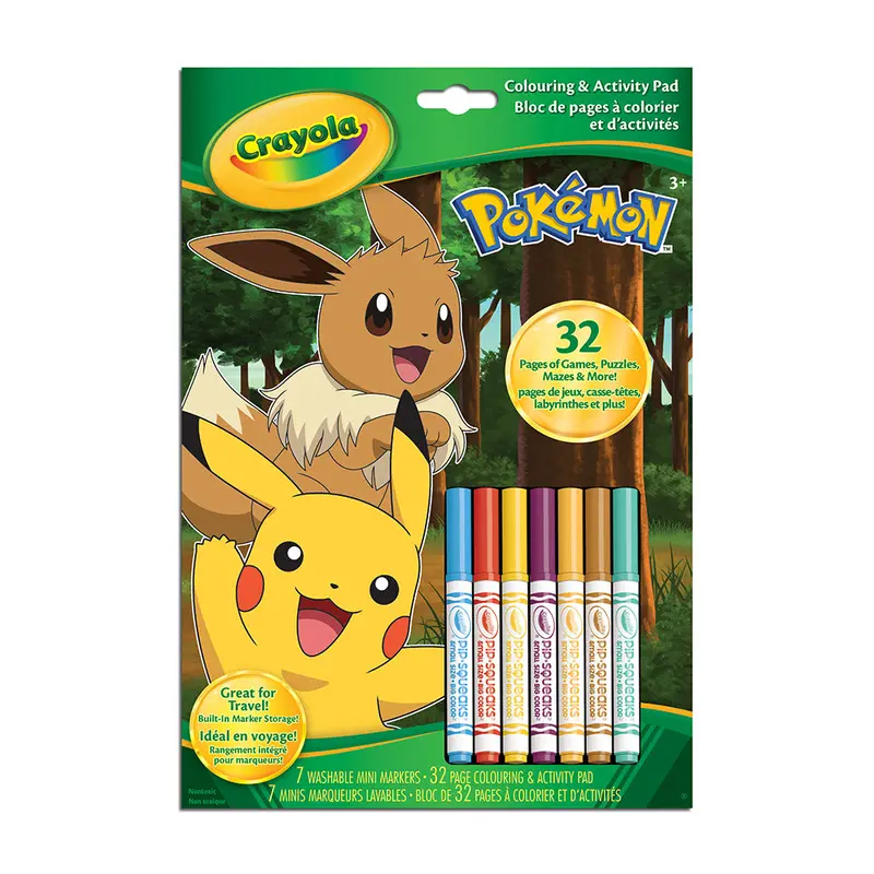 Crayola - Colouring & activity pad, Pokmon