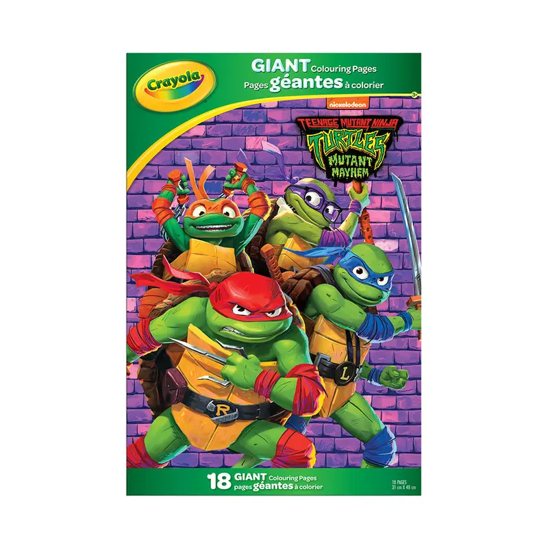Crayola - Giant colouring pages Teenage Mutant Ninja Turtles