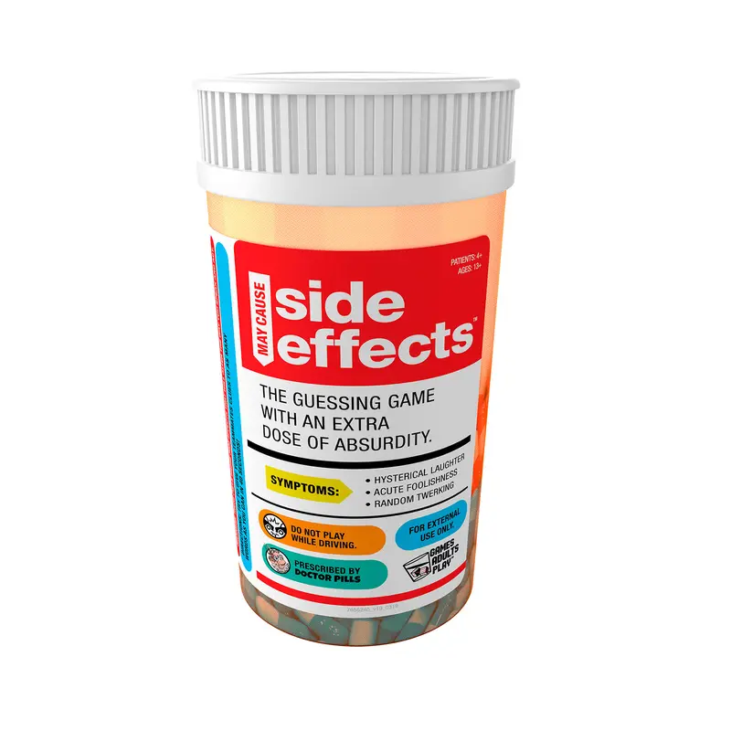 Game May Cause Side Effects Bottle ENGLISH VERSION