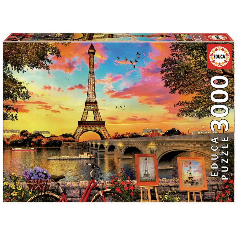 3000 pieces puzzle - Sunset in Paris
