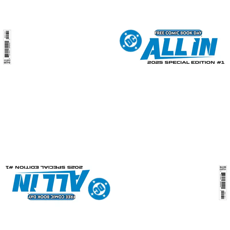 FCBD 2025 DC ALL IN SPECIAL EDITION BLANK