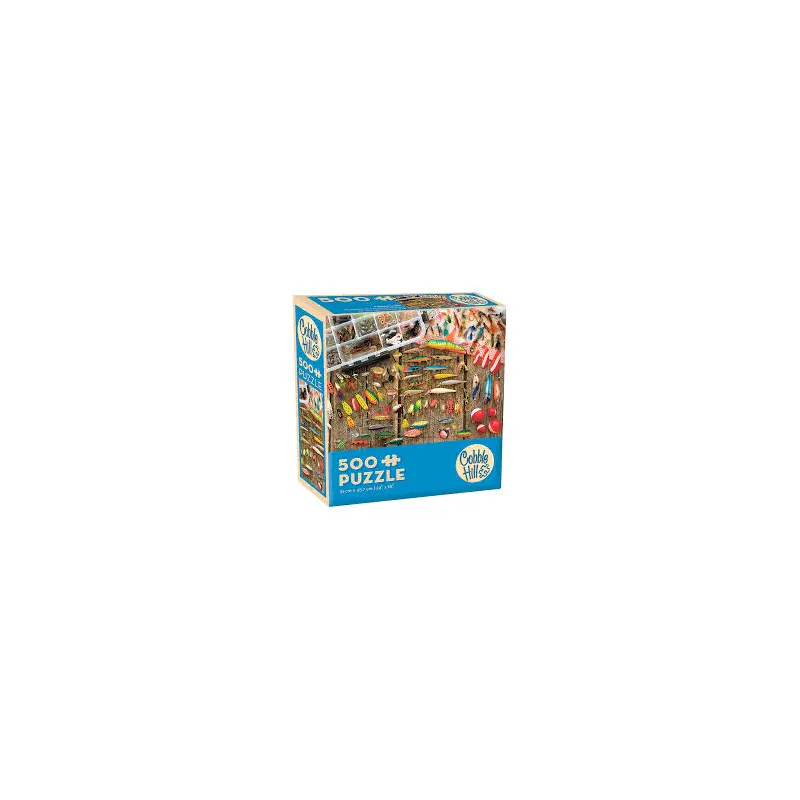 Cobble Hill Fishing Lures 500 pc Puzzle