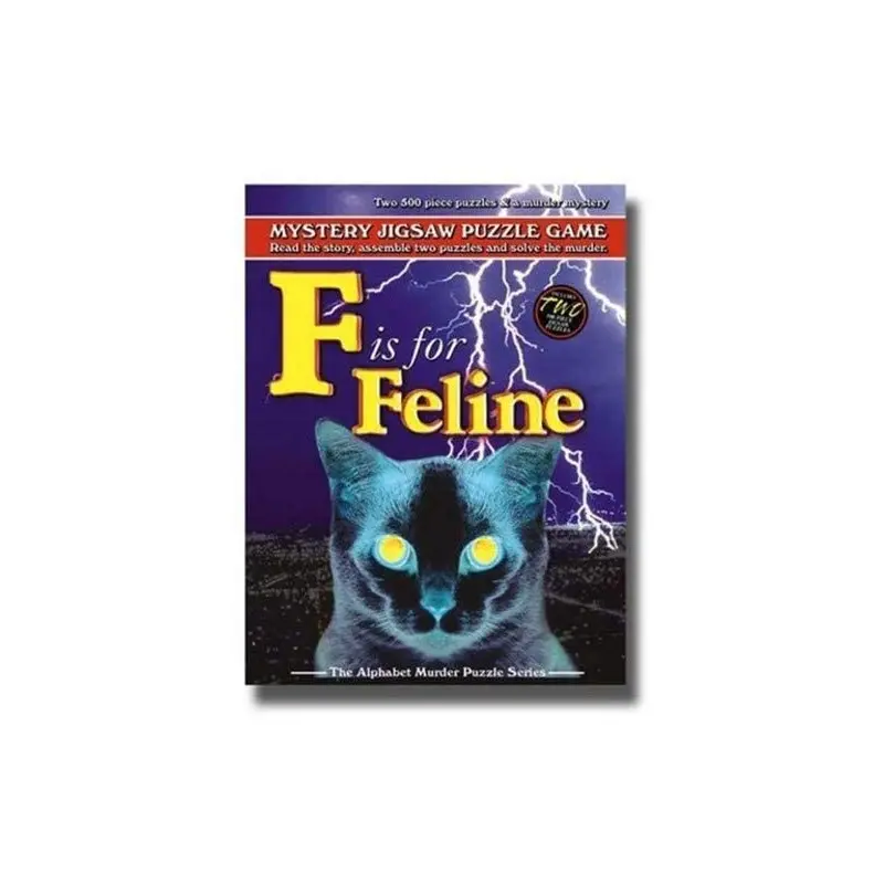 TDC Games F is for Feline - Alphabet Mystery Puzzle