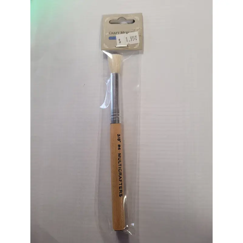 Craft Medley 3/8" #4 Stencil Brush Multicrafters