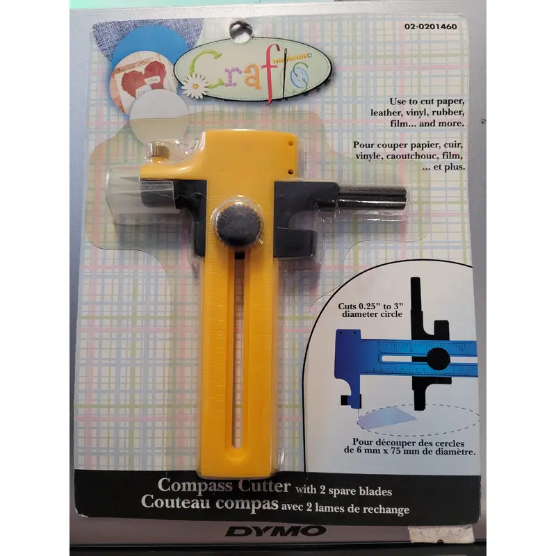 Crafts Compass Cutter with 2 Spare Blades
