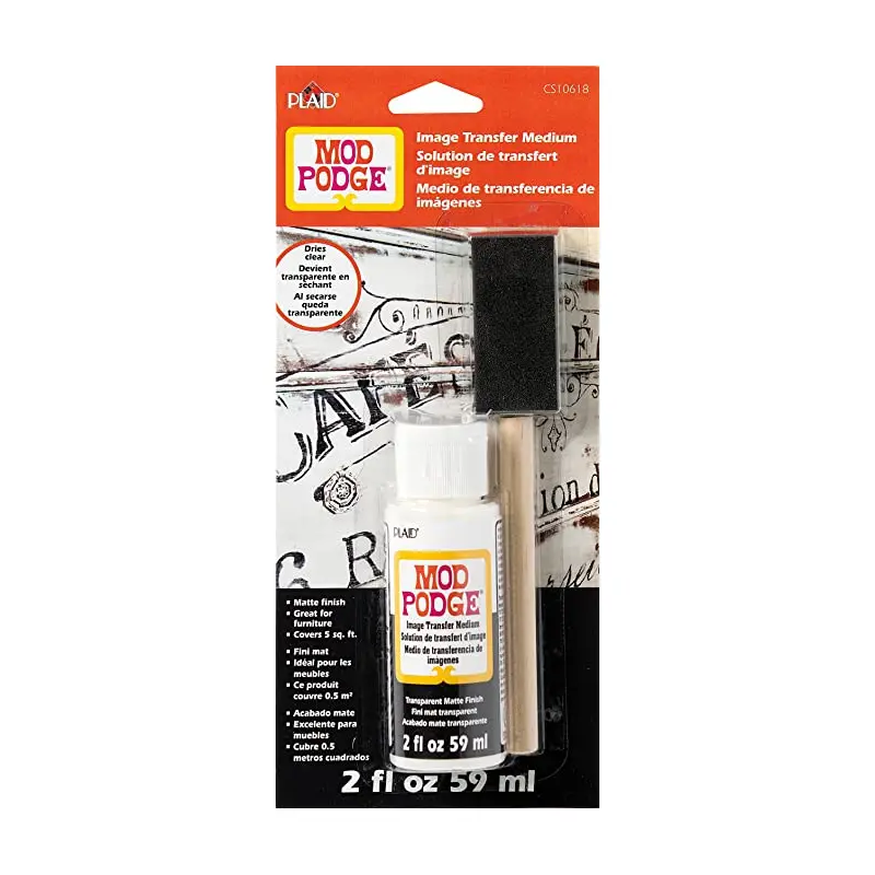 Mod Podge Image Transfer Medium 59ml + Foam Brush