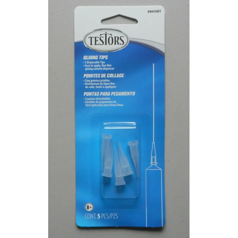 Testors 8805mt Precision Glue Tips 5/pkg