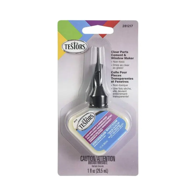 Testors Clear Parts Cement 1 oz. Bottle 3515 281217