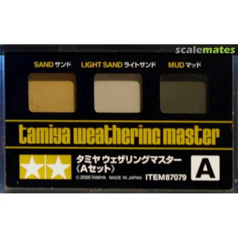 Weathering Master Set A (Sand, Light Sand, Mud) Tamiya | No. 87079